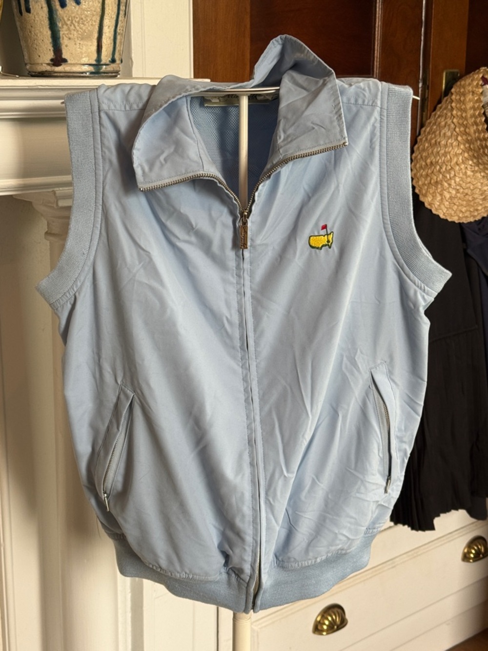Magnolia Lane zip up Masters vest- worn a few times- good shape